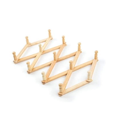 86.68x17x5cm BAMBOO Стенный многокусок Хранилище одежды Защита Свертываемый решеток
